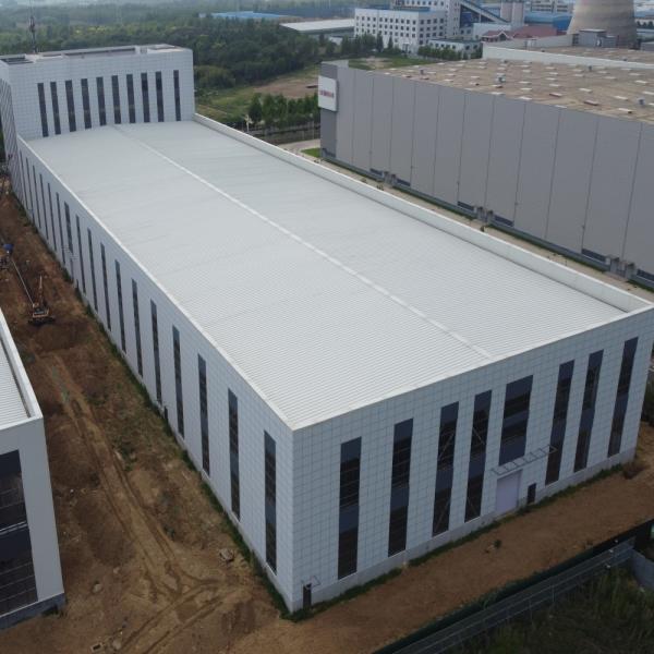 Q355B Prefabricated Steel Warehouse for Machinery Processing