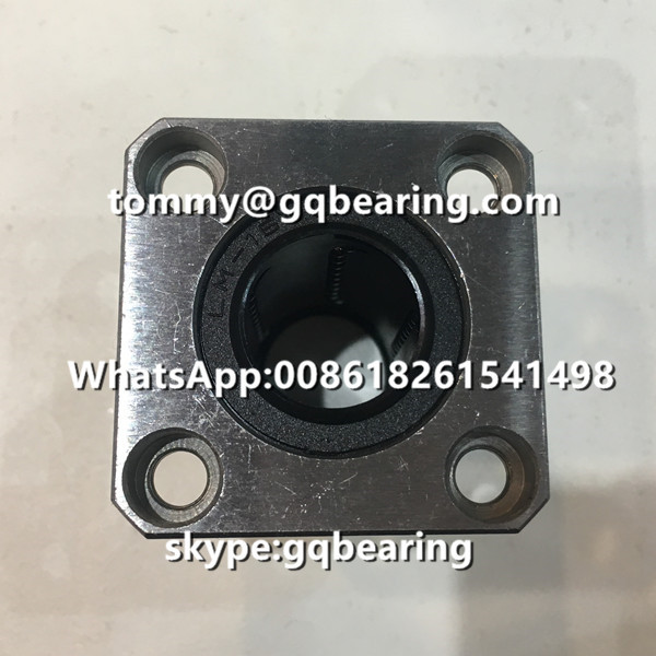 Gcr15 сталь LMK16UU квадратный тип резиновый герметичный фланцевый линейный шаровой подшипник