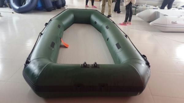Durable 2m Folding Inflatable Boat With Air Mat Floor CE approved