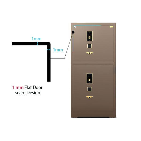 Solid Steel Large Jewelry Safe Box Luxury Watch Winder Safe With Jewelry Drawer