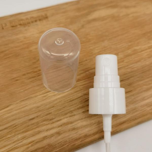 Smooth Plastic Fine Mist Sprayer With Full PP Cap 0.13cc 18/410 20/410 24/410 28/410