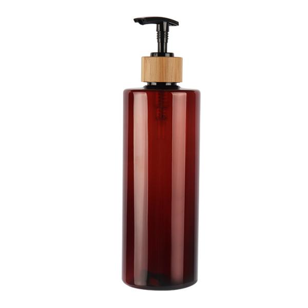 Elegant Plastic Pump Bottles 60ml 80ml 100ml 120ml 150ml 180ml 200ml 250ml 300ml PET Amber Bottle