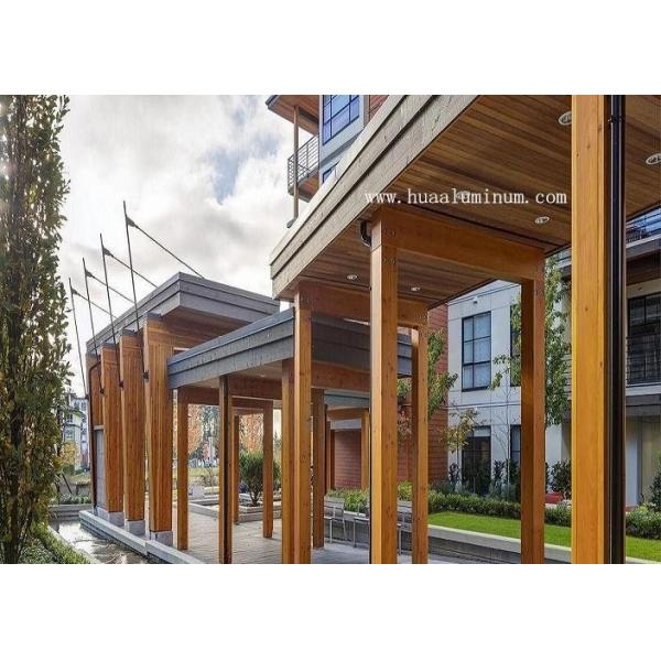 Anti Corrosion Aluminium Solid Panel Wooden Finishing 4mm Aluminum Sheet