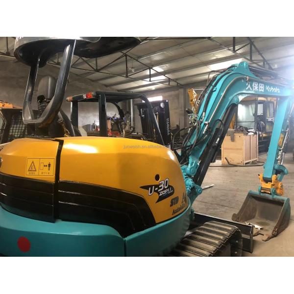 U35 3 Ton Excavator with Parker Hydraulic Pump Used Kubota U15 U20 U30 Mini Excavator
