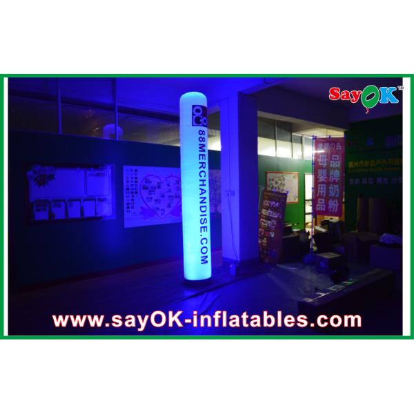 Décoration gonflable H1 - tissu d'éclairage de pilier droit de nylon de 3m avec le logo
