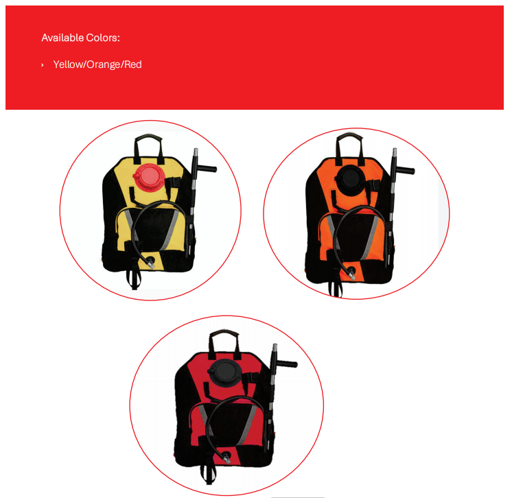 Forest Fire Water Backpack 20L