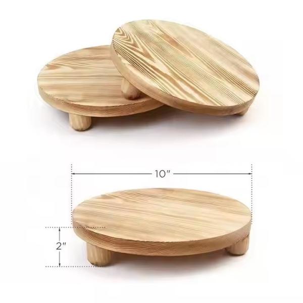 Commercialisation en gros de porte-bouteilles intérieurs porte-bouteilles élégant avec porte-plante en bois