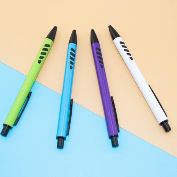 Quality Classic Press Ball Pen Gift Ballpoint Pen 1.0mm Metal Click Pen Office School Supply