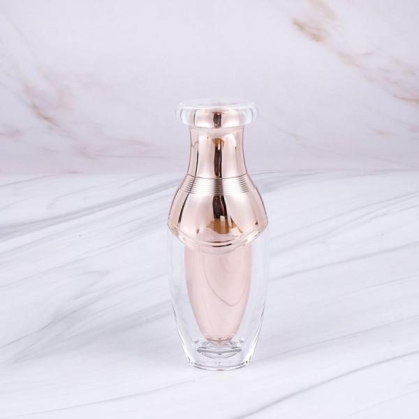 бутылок лосьона 30ml 50ml бутылка брызг роскошных пластиковых косметическая акриловая с крышками золота