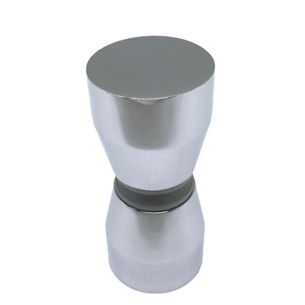 Powder Coating Double-Sided Brass Bathroom Shower Glass Handle for Precision Hardware