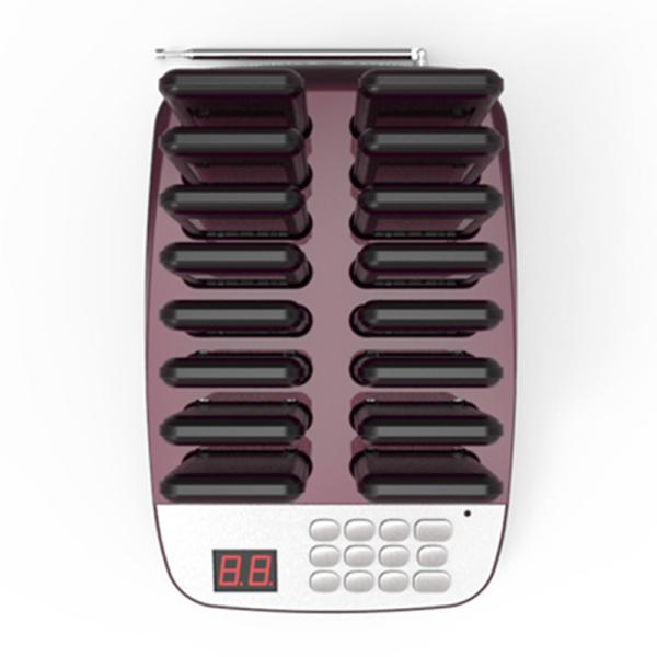 2019 hot sale restaurant 16 call guest paging queuing system coaster pagers with transmitter