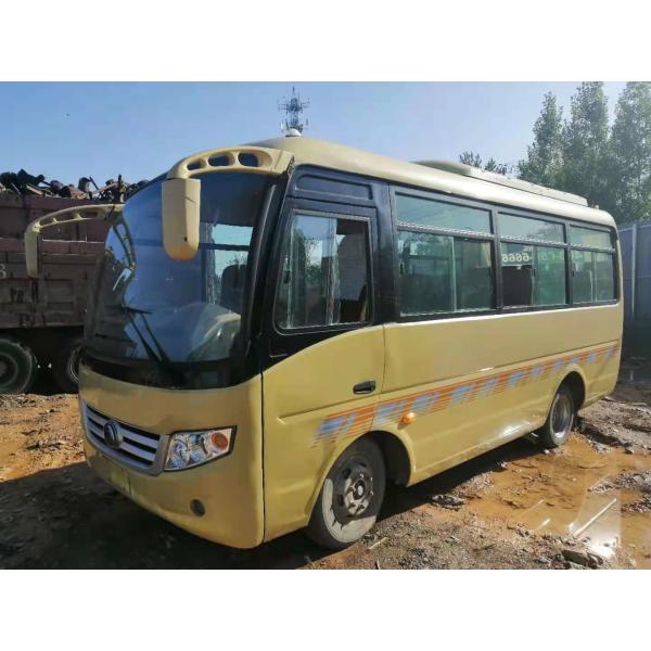 Used Mini Bus Yutong ZK6608 19 Seats Front Engine Steel Chassis Used Coach Bus Left Steering Low Kilometer