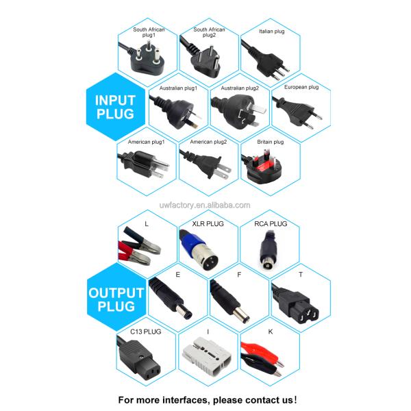 48V 60V 8A 10A Electric Bike Lithium Battery Charger 58.8V 8A Li Ion Battery Charger for Input 100-240V/0.6A Output Voltage
