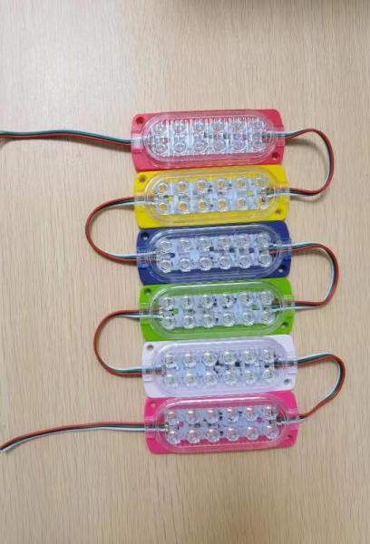 LEDライトモジュール 3灯サインレンズ LEDインジェクションモジュール DC12V SMD 2835 IP65防水 広告文字