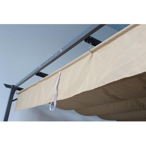 Customizable 3.1*3.1*2.3M Aluminum Outdoor Retractable Pergola Canopy for Garden Patio
