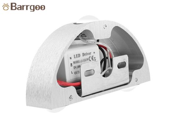 Half Round Decorative Indoor LED Wall Lights IP 54 Aluminum Wall Mounted Lamp