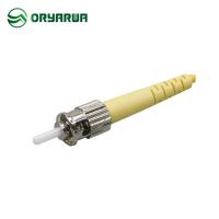 o conector simples RoHS da fibra multimodo do ST de 2.0mm UPC aprovou