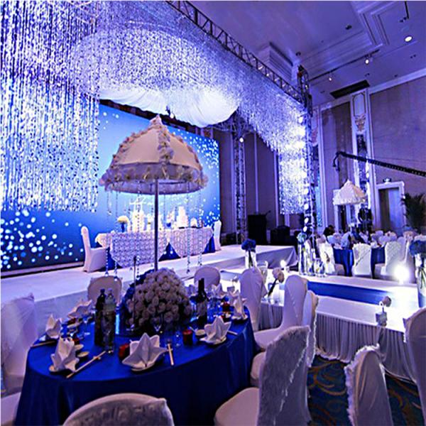 Стена СИД свадьбы P2.976 Hd заливки формы алюминиевая крытая видео-