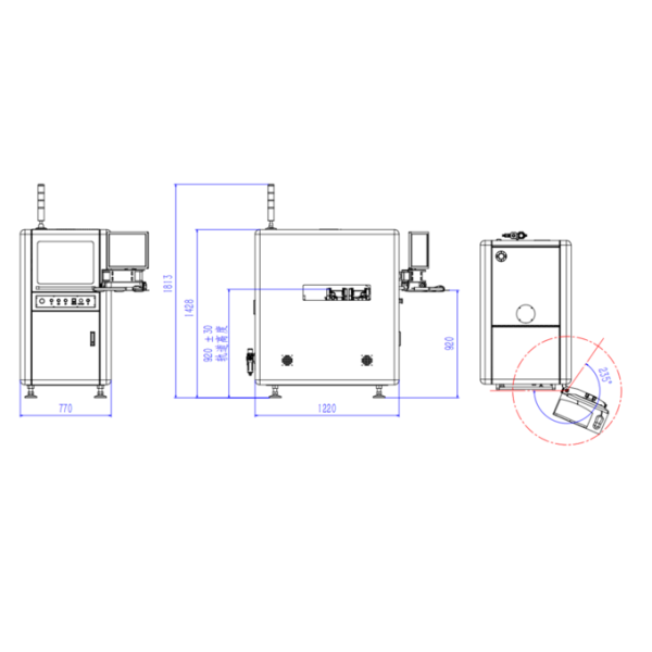 High Quality Durable Fully Automatic SMT Jet Dispenser  for Production Line