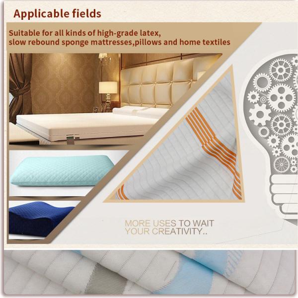 Knitted Jacquard Bamboo Fiber Fabric Yarn Dyed Polyester Latex Pillow Bed Cushion