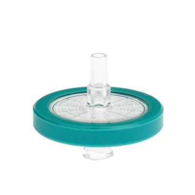 Lab-applicable 25mm 0.45μm Hydrophobic PES Blue Syringe Filters, 100-pack, 3 Years Usable