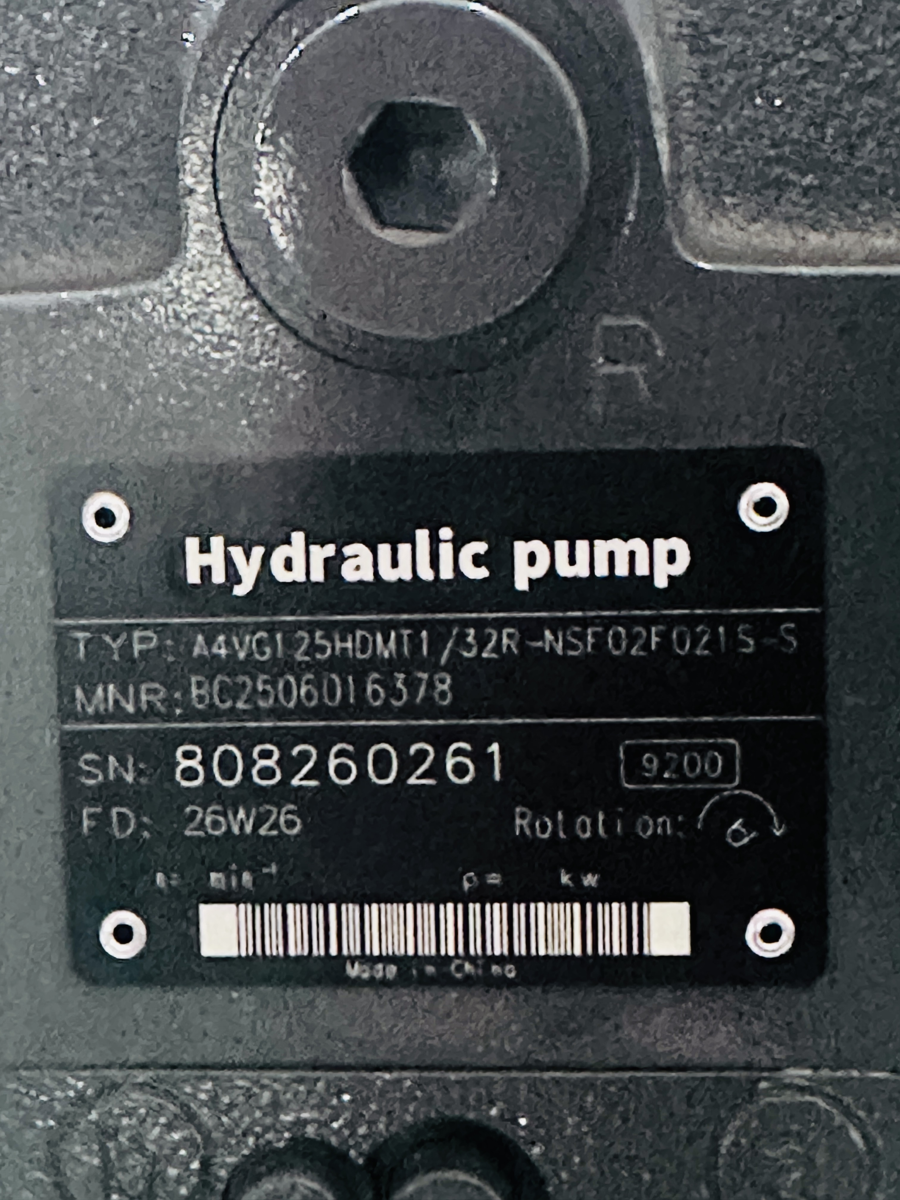 New A4VG56 A4VG71 A4VG90 A4VG125 A4VG140 A4VG180 A4VG250 A4VG140EP4D Industrial Hydraulic Power Drive Spare Parts Unit