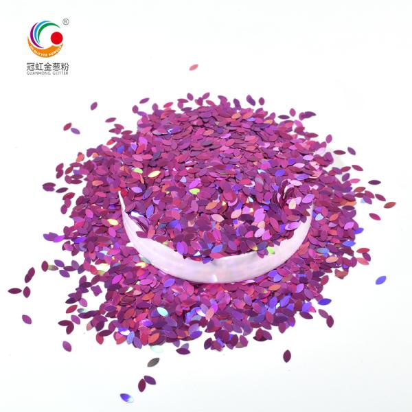 2.5mm Sliver Laser Holographic Chunky Glitter Powder For Craft Birthday Party Decoration