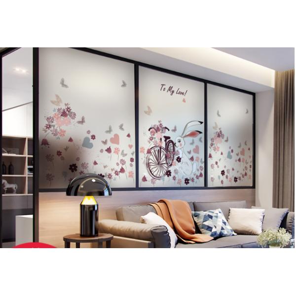 Decorative Privacy Window Film for Glass Stickers Removable Static Cling Film