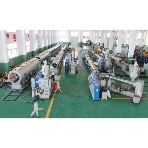 High Speed HDPE Pipe Making Machine , Capacity 350KG/H HDPE Extruder Machine