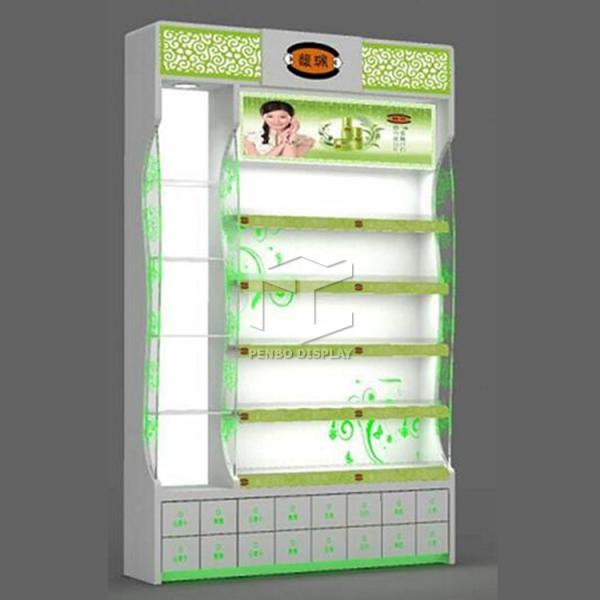 Полки дисплея Skincare магазина MDF