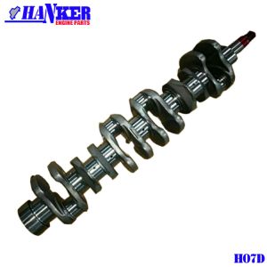 Ductile Casting Iron H07D Hino Crankshaft With High Hardness
