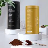 Fabricante Casilla de lata vacía rectangular hermética a medida para el café Embalaje de metal Caja de lata de té con tapa