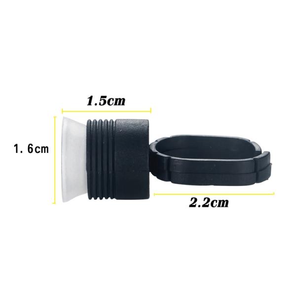 Plastic Sponge Ink Cup Permanent Makeup Tattoo Accessories Disposable Tattoo Ring Cup