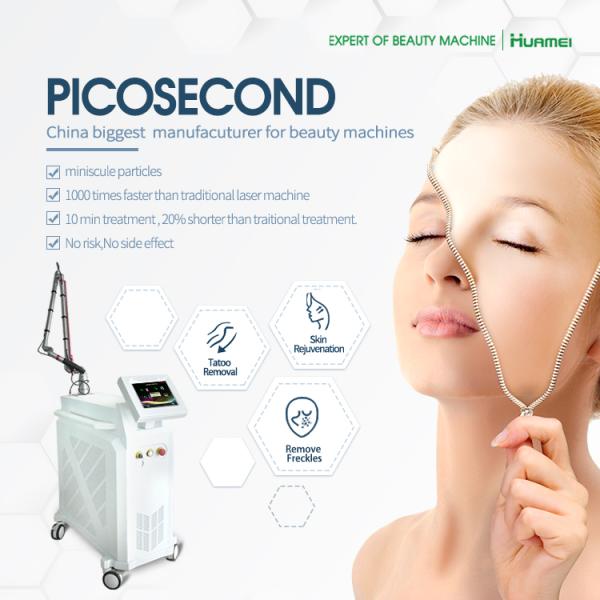 Nd Yag Laser Skin Rejuvenation Picosecond Machine for Tattoo Removal and Skin Whitening
