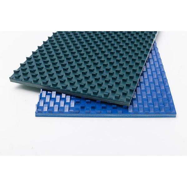Sawtooth Pattern Pvc Conveyor Belt Non Slip 11mm 13mm Thickness
