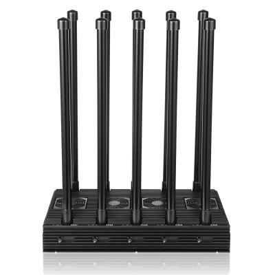 High quality 10 antennas jammer ,blocking 2G,3G,4G,5G,WIFI ,cover range up to 150m