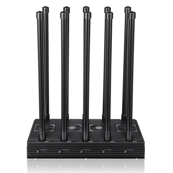 High quality 10 antennas jammer ,blocking 2G,3G,4G,5G,WIFI ,cover range up to 150m