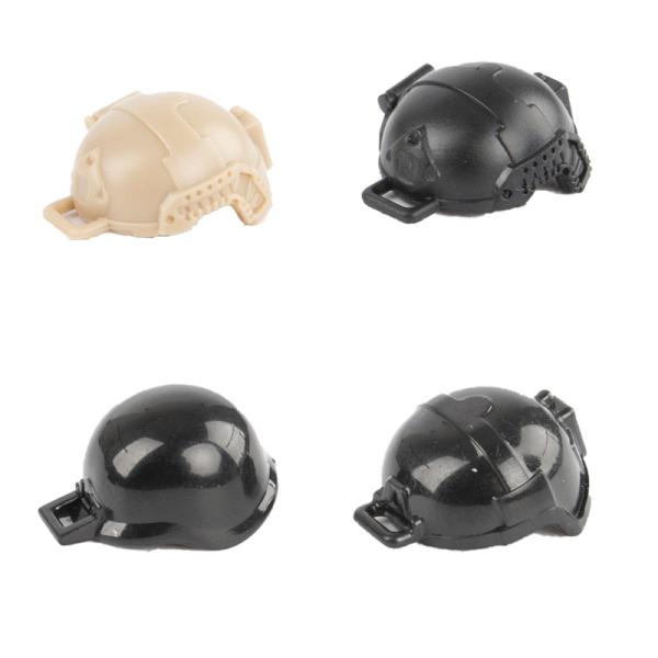 WW2 puzzle assembly military weapon protective gear war army soldier helmet building block