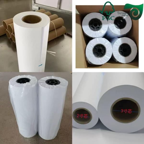 80 gramos de papel blanco para impresoras CAD disponible en 50m 100m 150m de longitud