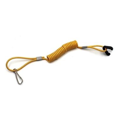 TPU revestiu a segurança externa Lanyard Quick Release Coil Lanyard