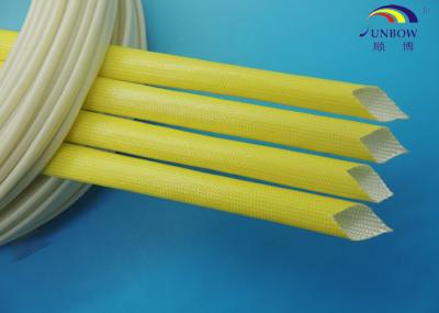ROHS REACH 1.5KV Home Electrical Appliance Tubing Acryic Resin Coated Fiber Glass Sleeving