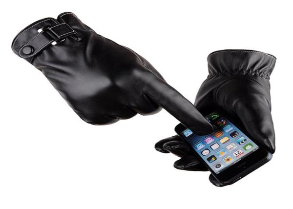Fashion Windproof Leather Driving Gloves 100 G Weight Used For Adult