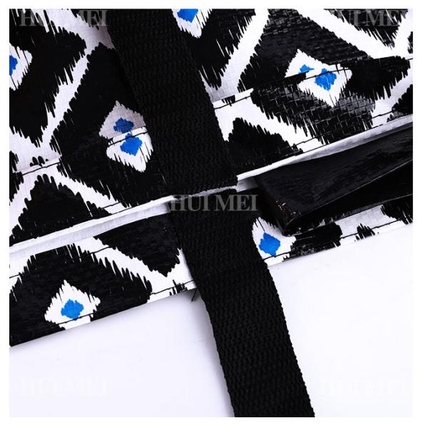 Woven Polypropylene Reusable Shopping Bags 120Gsm AntiBacterial Shrink Proof