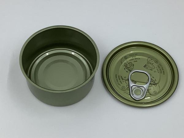 40ml Small Round Metal Containers Space Saving For Storage​ And Snack Packaging