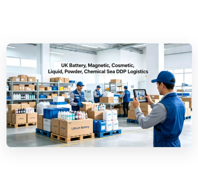 Stable Shipping to UK DDP Sea Freight Logistics For Battery Magnetic Cosmetic Liquid Powder Chemical