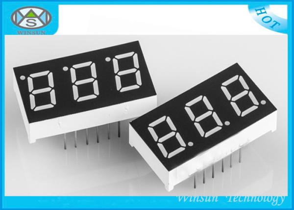 30.1 X 16 X 7mm Digital Counter Display 0.4 Inch , 3 Digit Seven Segment Display For Indicators
