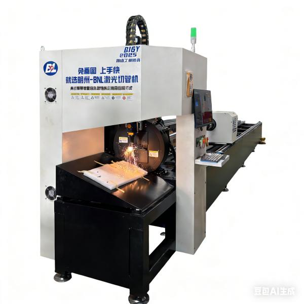 120 RPM Max Chuck Speed Laser Pipe Cutting Machine with Fiber Laser Technology for φ15mm-φ160mm Pipe Diameter Range