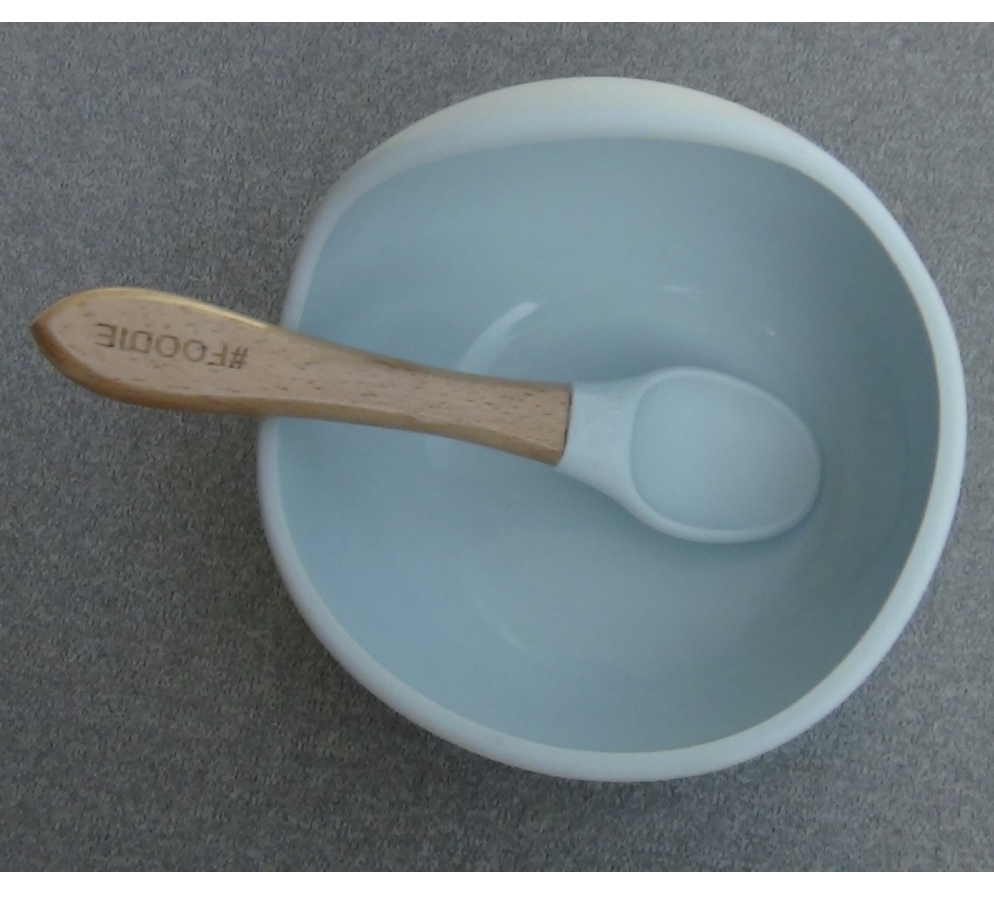 Vaisselle de bébé en silicone de qualité alimentaire, bols et cuillères pour aliments complémentaires