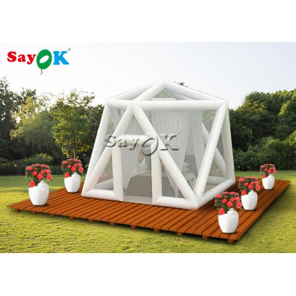 Прозрачные надувные газоновые палатки Реклама Надувные прозрачные дома Пузырьные палатки для кемпинга