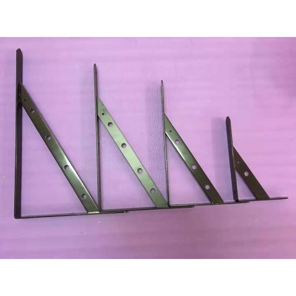 Порошкообразованная тяжелая полка L скобки Полка поддержка угловой скобки соединения Правый угол скобки